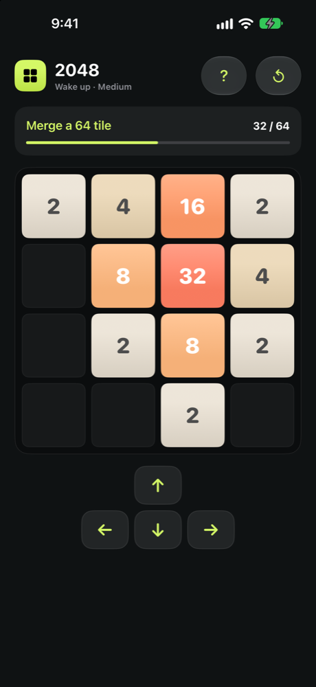 2048 minigame mid-round